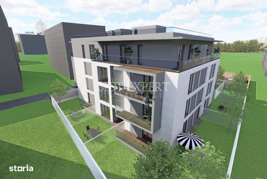 3 Camere Bloc Intim CU Gradina - Imagine principală: 5/6