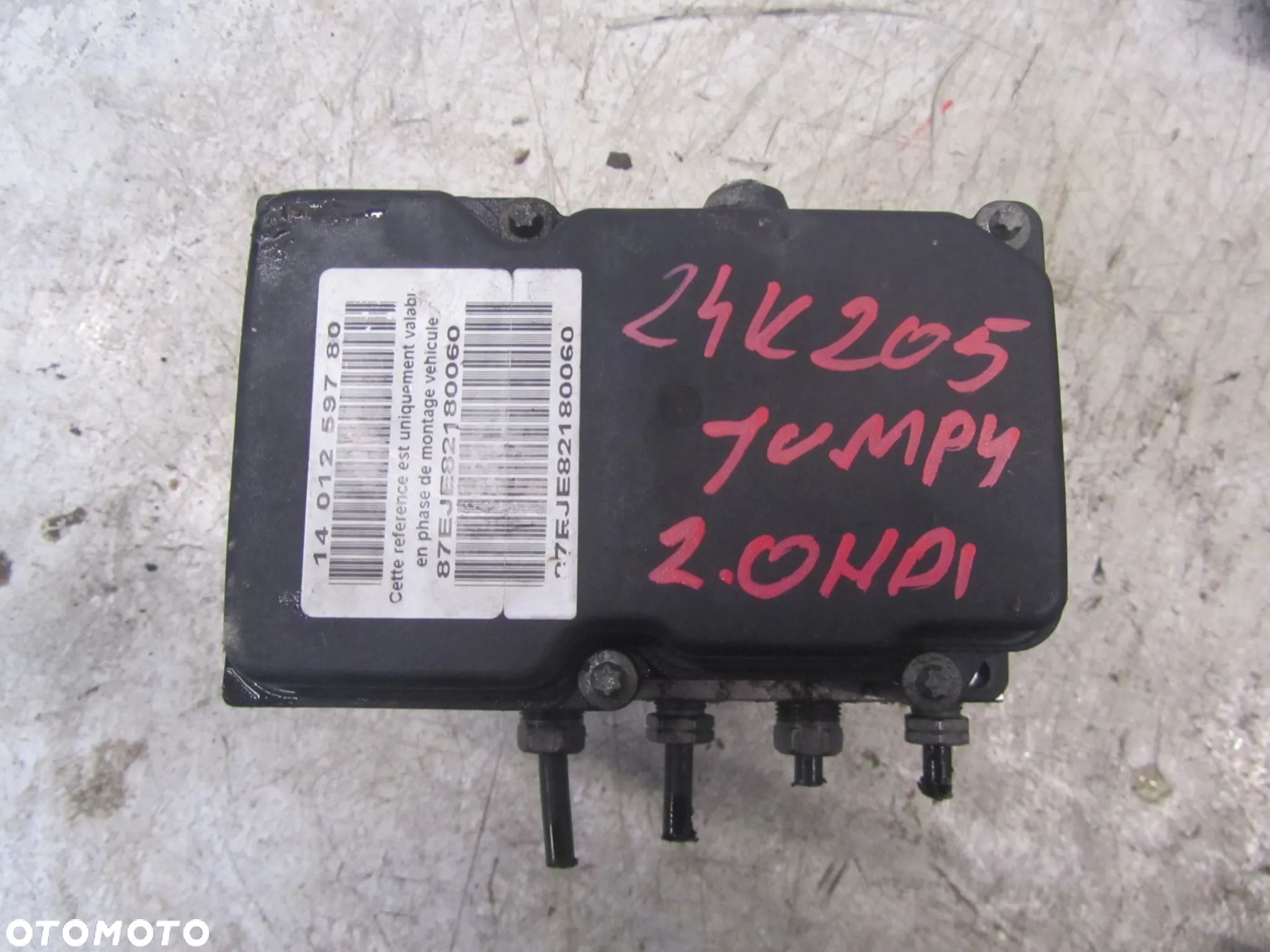 citroen jumpy-expert-scudo 2.0 hdi pompa abs 1001259780 - 1