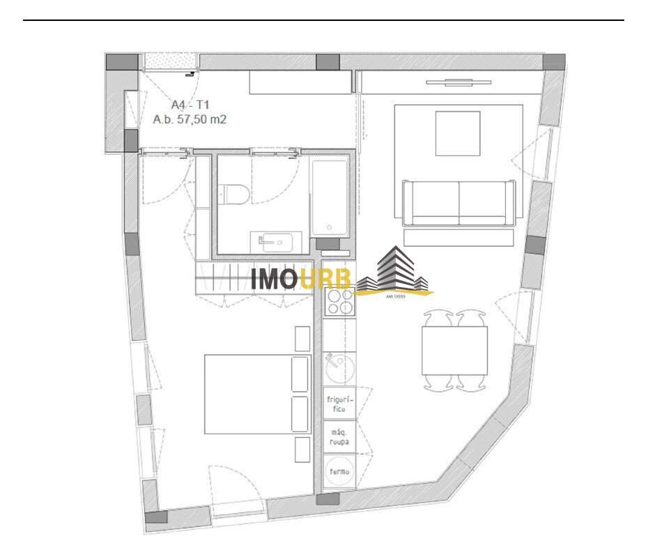 Apartamento Centro Cidade T1-10