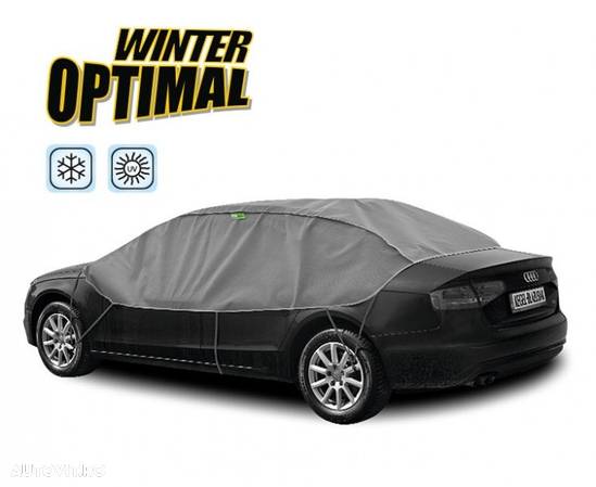 Semi prelata auto Winter Optimal L Sedan pentru protectie inghet si soare, l=280-310cm, h=75cm - 2