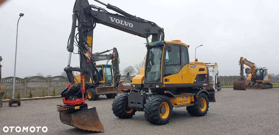 Volvo EW160D rok 2012 ROTOTILT + szczypce sprowadzona - 8