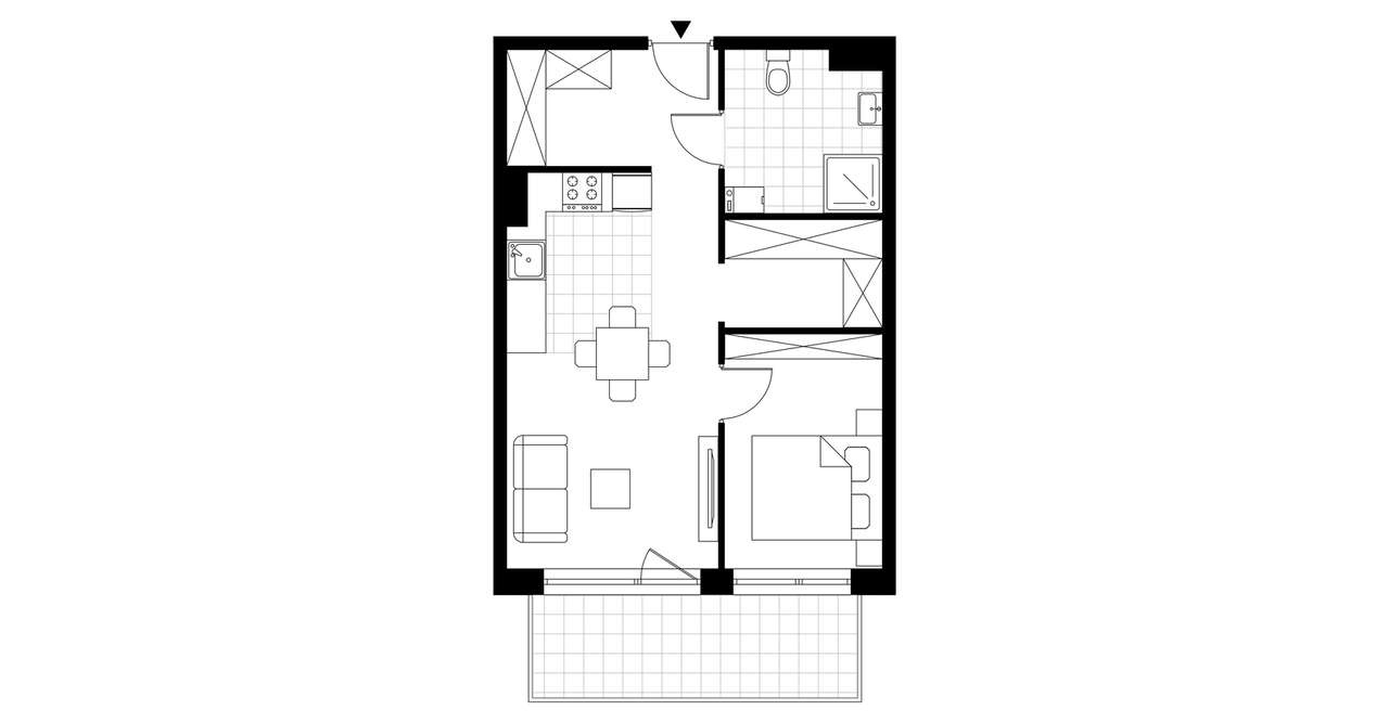 Ostoja Przylesie | mieszkanie 2-pok. | 1_1_06 - Pełny obrazek: 4/9
