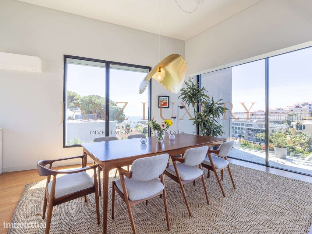 Moradia T4 Contemporânea com Vista Mar Total e Rooftop | Paço de Arcos-13