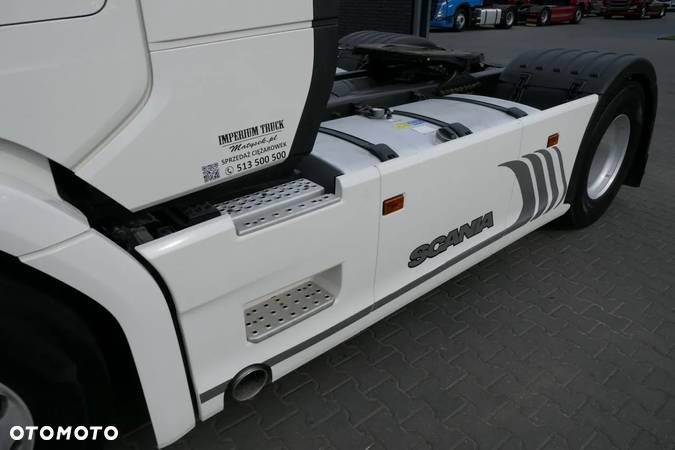 Scania R 410 / NOWY MODEL / RETARDER / KLIMA POSTOJOWA  /  EURO 6 / OPONY 100 % / - 12