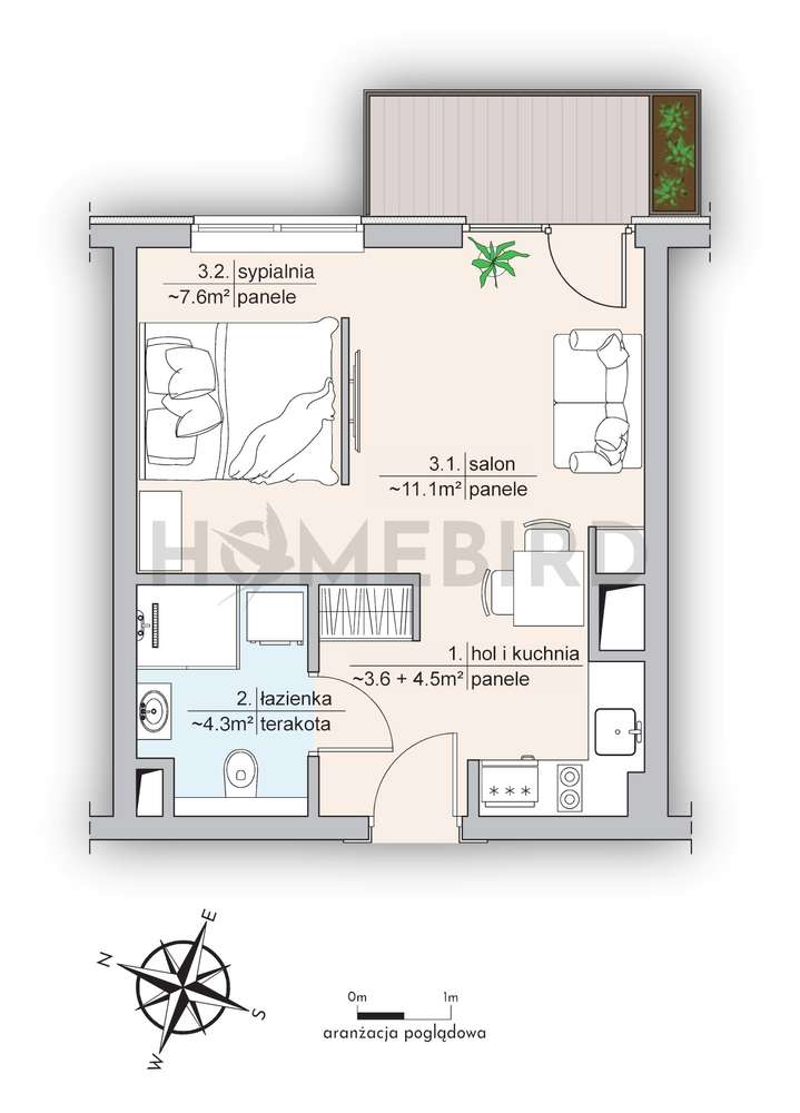 Funkcjonalne mieszkanie w znakomitej lokalizacji!-1