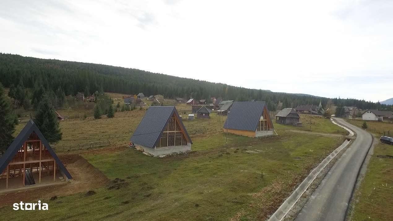Mini resort A-Frame in Smida – 2 cabane pe 1400 mp, fara comision-1