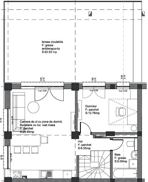 Apartament de 3 camere in Avantgarden3 Brasov