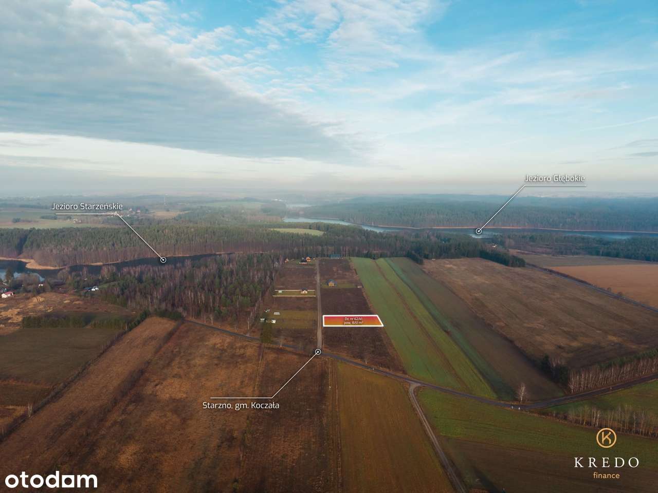 Atrakcyjna działka w otoczeniu lasów i jezior | Starzno, gm. Koczała-4