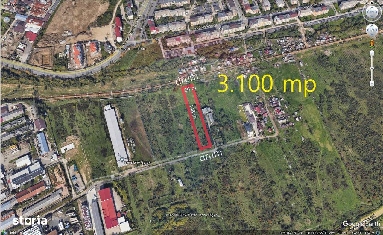 TEREN cuprins in PUZ- zona Fan Curier  Baia Mare - Imagine principală: 3/6