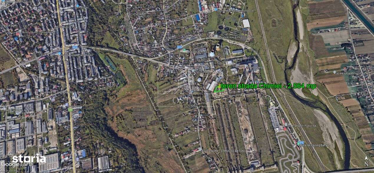 Teren industrial de vanzare-2.564 mp-strada Chimiei-acces TIR-4