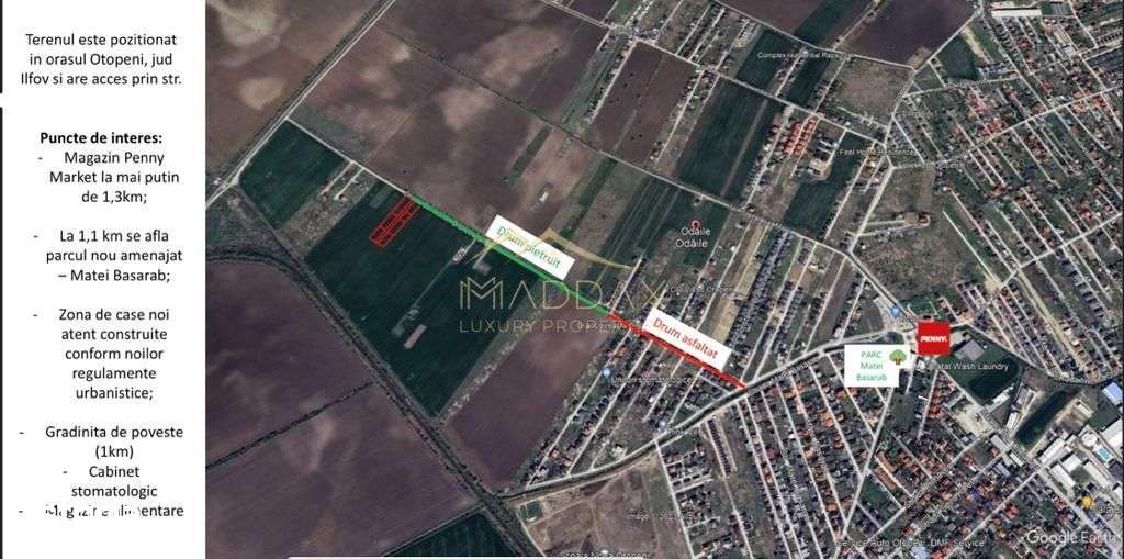 Teren intravilan pentru dezvoltare *7000* mp // Otopeni (Odaile) - Imagine principală: 3/5