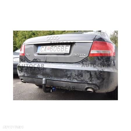 Carlig de remorcare pentru Audi A 6 - 4 usi, Avant, Quattro - sistem demontabil vertical - din 2004 pana 2011 - 4