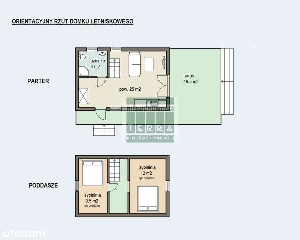 Duża działka + domek letniskowy w Bronkowie-11