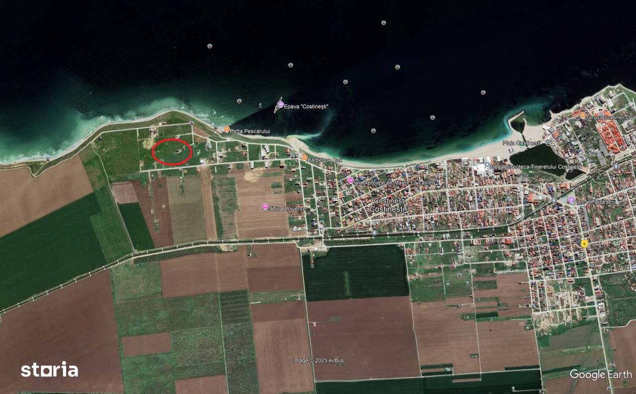 Teren de vanzare in Costinesti zona Epava - Imagine principală: 1/1