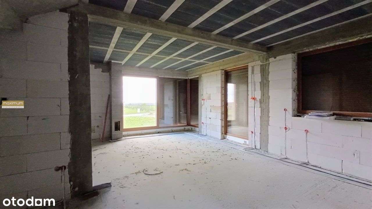 Nowy przestronny dom 111 m2 z widokiem na wzgórza-12