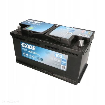 Akumulator EXIDE 12V 100Ah 900A P+ START&STOP EFB MOŻLIWY DOWÓZ MONTAŻ - 2