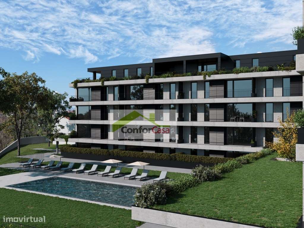 Apartamento T1 em Ferreiros - Condomínio Fechado com Piscina e Ginásio-0