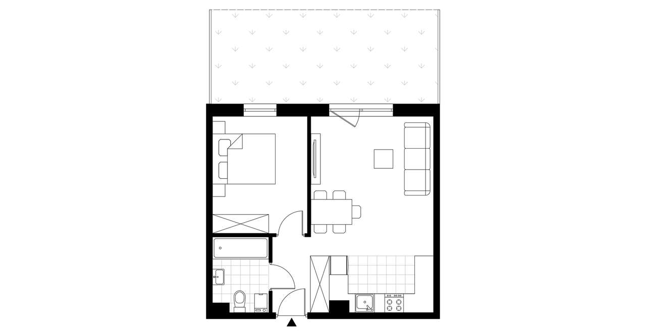 Skandinavia | mieszkanie 2-pok. | A.0.8 - Pełny obrazek: 3/8
