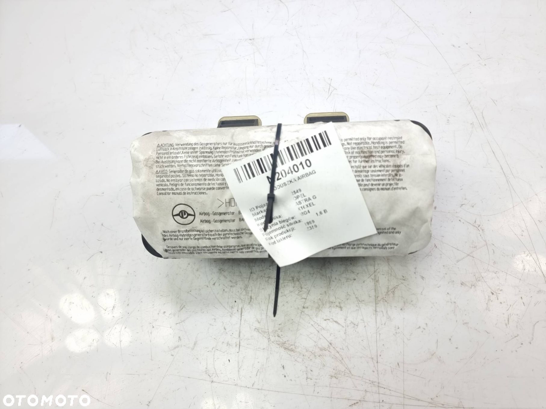 PODUSZKA AIRBAG OPEL ASTRA G 90561101 - 1