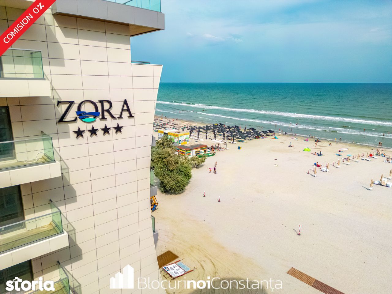 #Prima linie la mare» SPA, piscină, restaurant - Zora Residence Mamaia