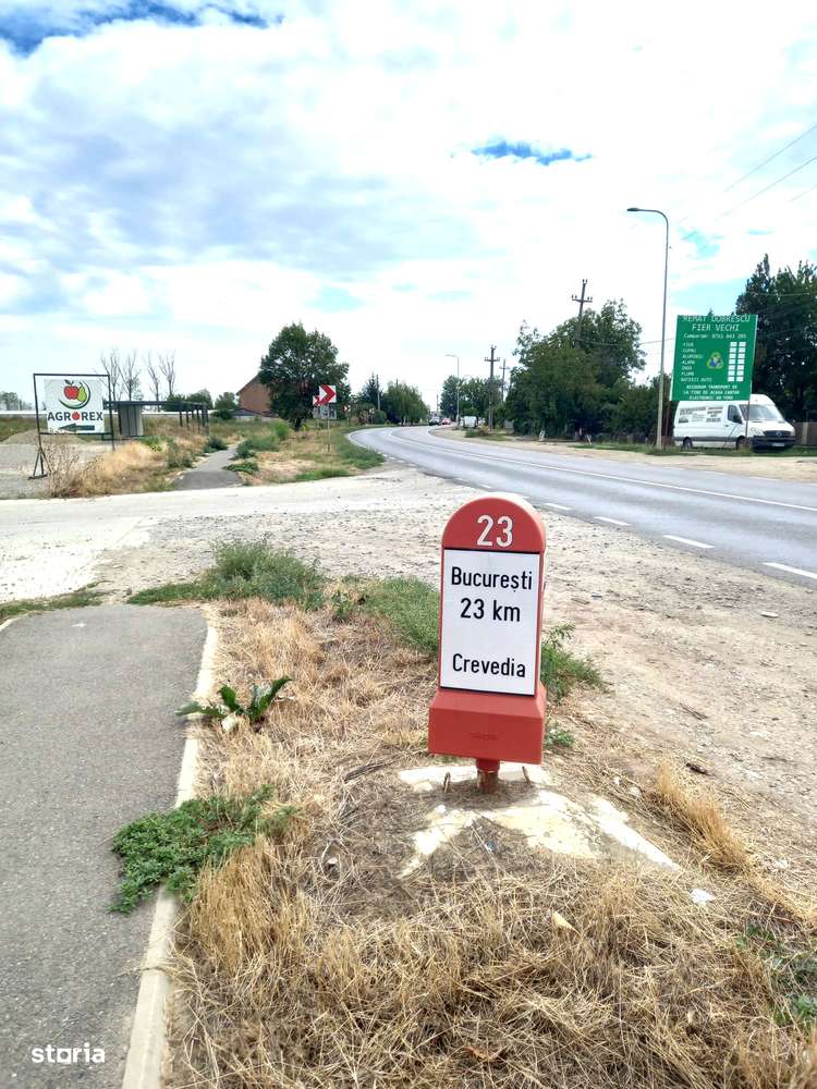 Teren intravilan Crevedia, Manastirea, 500mp - 17.000 euro, 0%comision-5