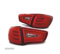 FAROLINS TRASEIROS PARA KIA SPORTAGE 09-14 LIGHT BAR VERMELHO CROMADO - 1