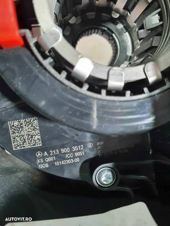 Spirala volan / senzor unghi volan cu manete Mercedes W213 E220 2017 cod A2139003512 - 2