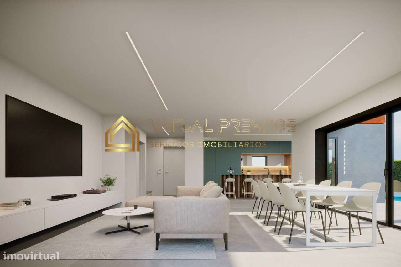 Moradia T4 com master suite c/ closet | Piscina | perto da praia e...-5