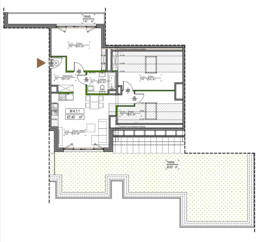 Green Park  | mieszkanie 4-pok. | 21 - Pełny obrazek: 2/7