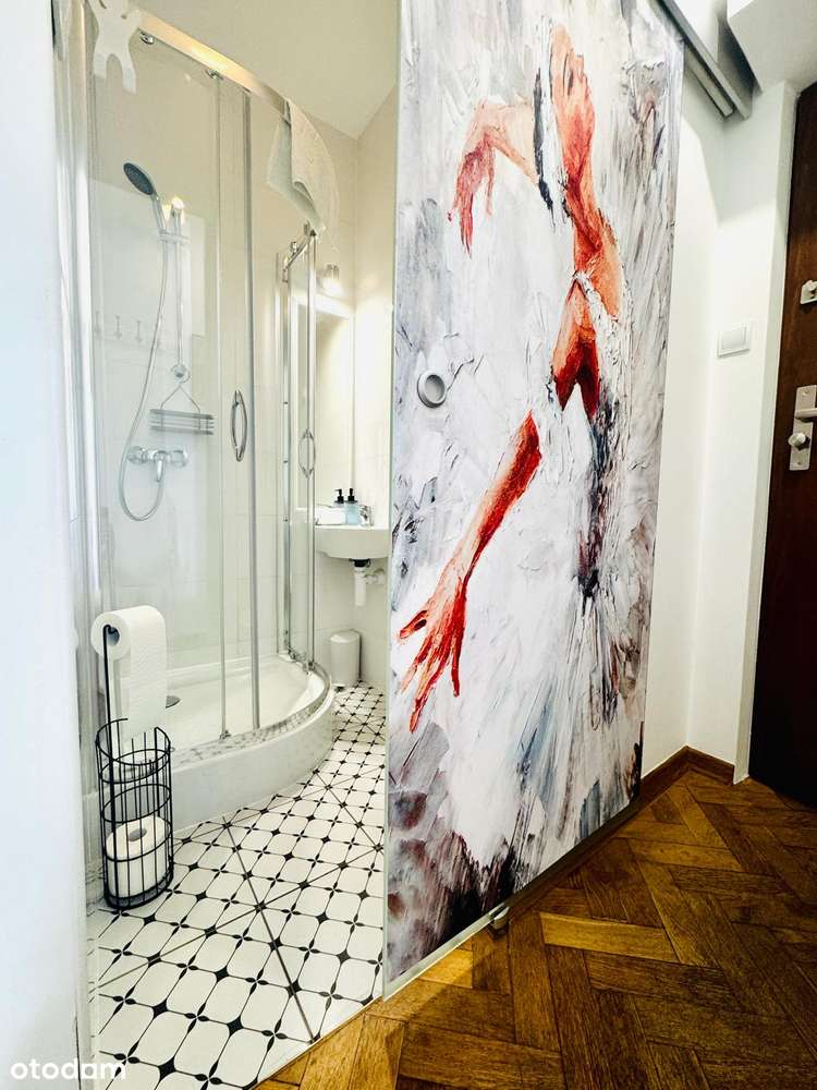 Kawalerka z 1936r. ul. Francuska, Saska Kępa, ogród, Booking-11