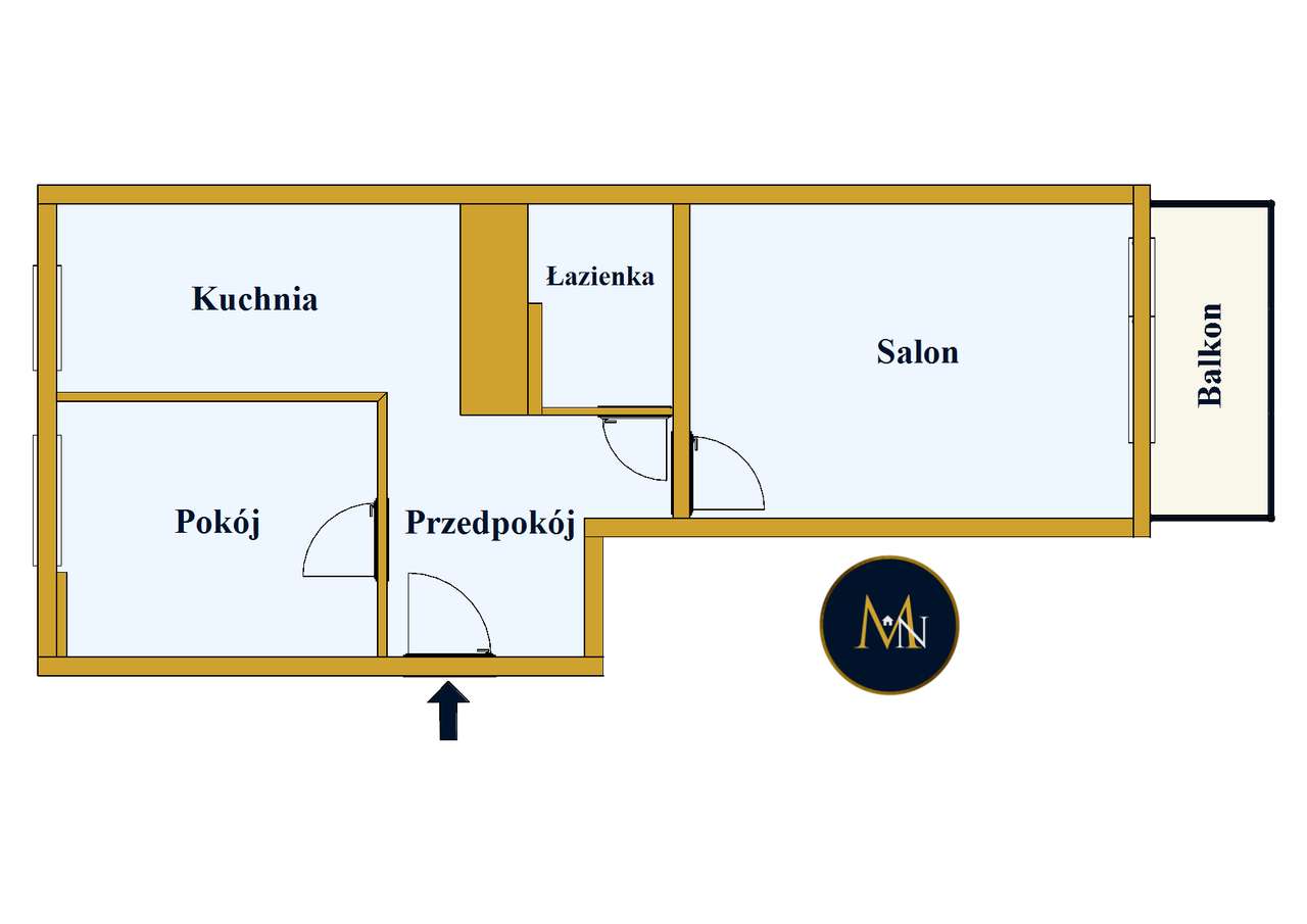 2 pokoje z balkonem i pięknym widokiem – gotowe do zamieszkania!-14