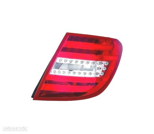 FAROLIN DIR PARA MERCEDES C-CLASS W204 KOMBI 10-14 BRANCO LED VERMELHO - 1