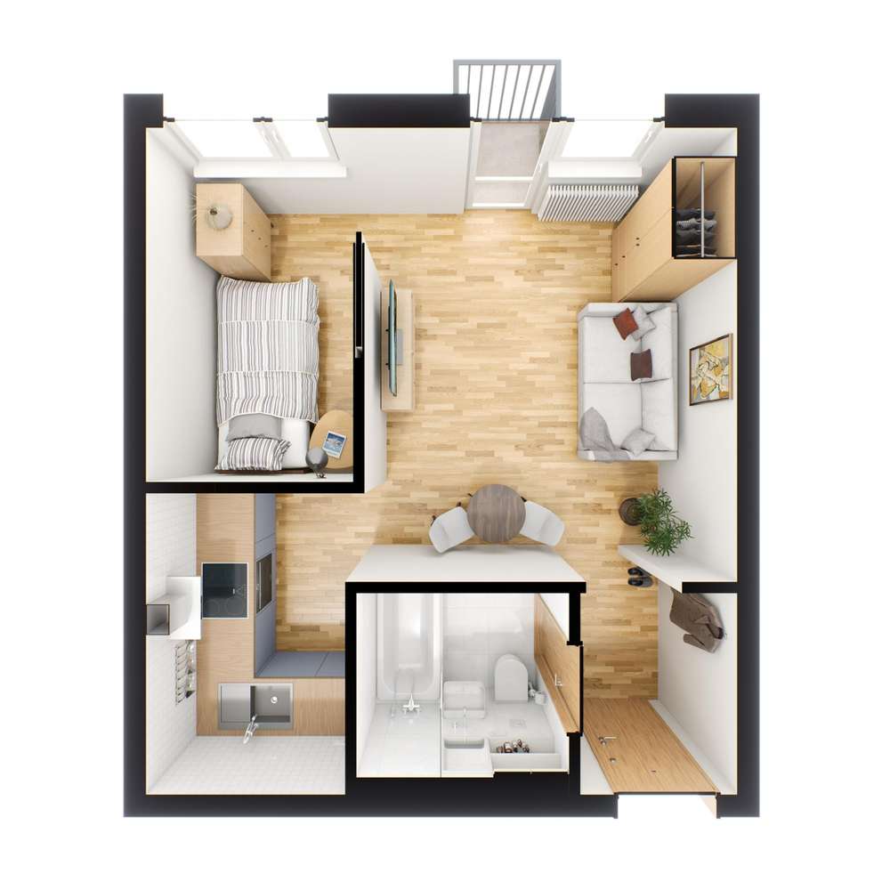 Poznań Jeżyce Kawalerka balkon Sołacz Uniwersytet Przyrodniczy-0