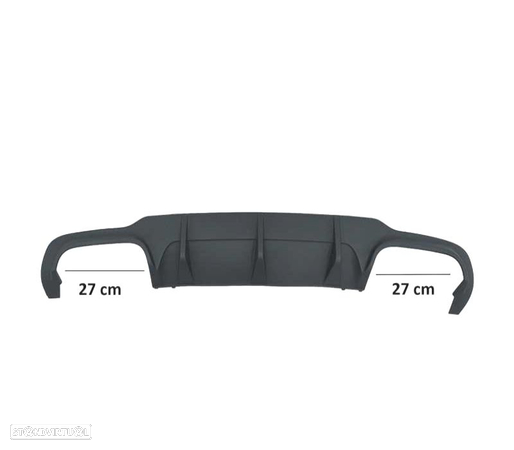 DIFUSOR TRASEIRO LOOK AMG PARA MERCEDES CLASE C W204 - C204 11- - 2