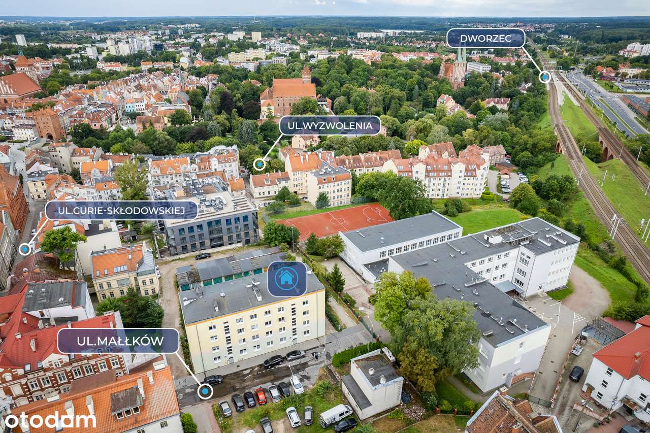 Mieszkanie 3 pokoje blisko Stare Miasto centrum Olsztyn-18