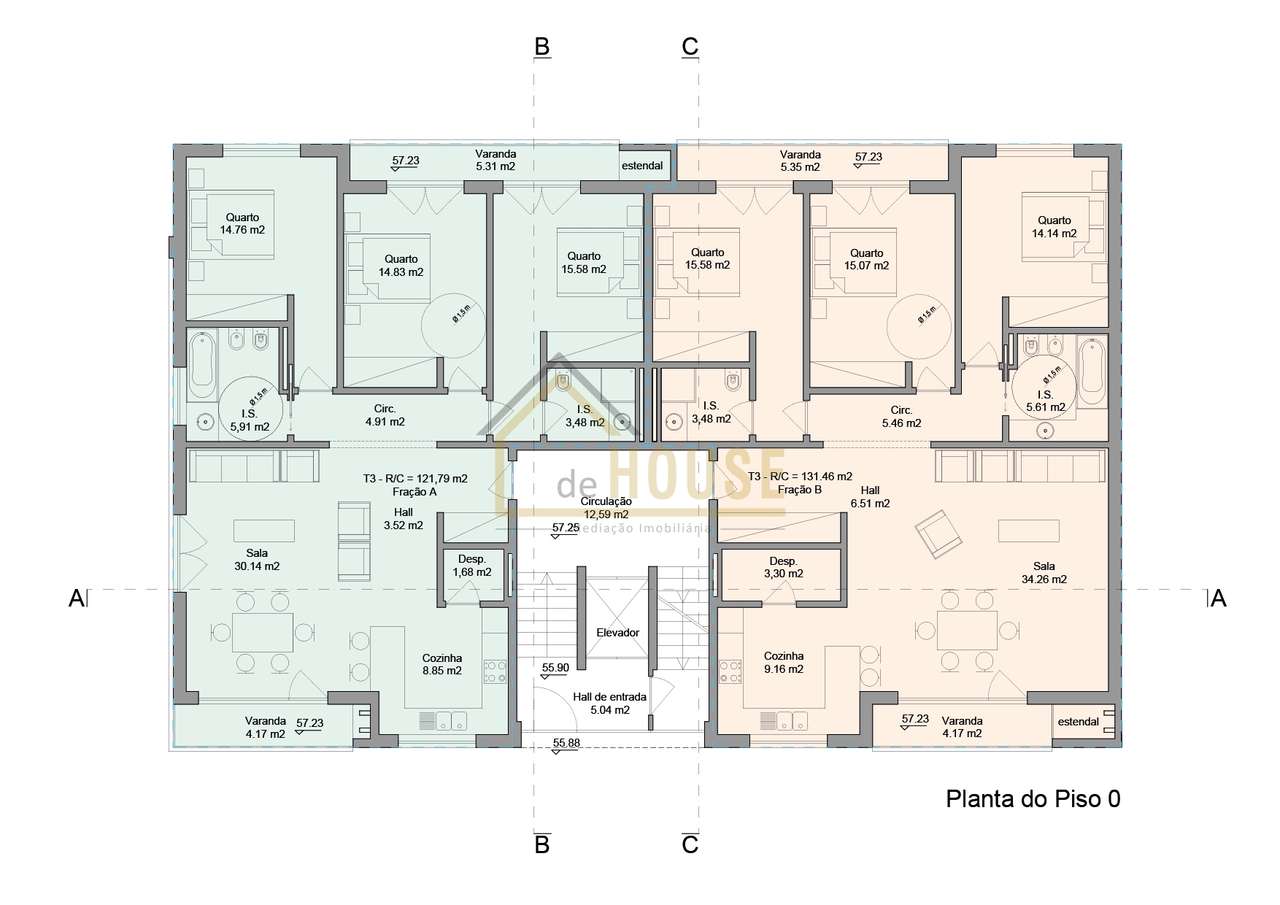 Apartamento T3 perto Torres Vedras - Grande imagem: 4/18