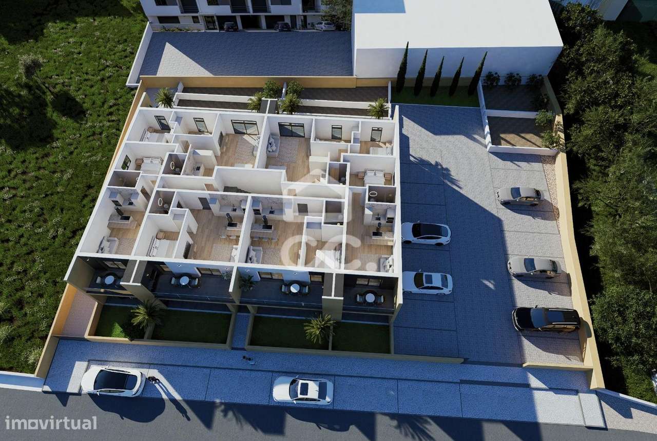 Apartamento T2 com estacionamento e varanda no Avelar em fase inicial-6