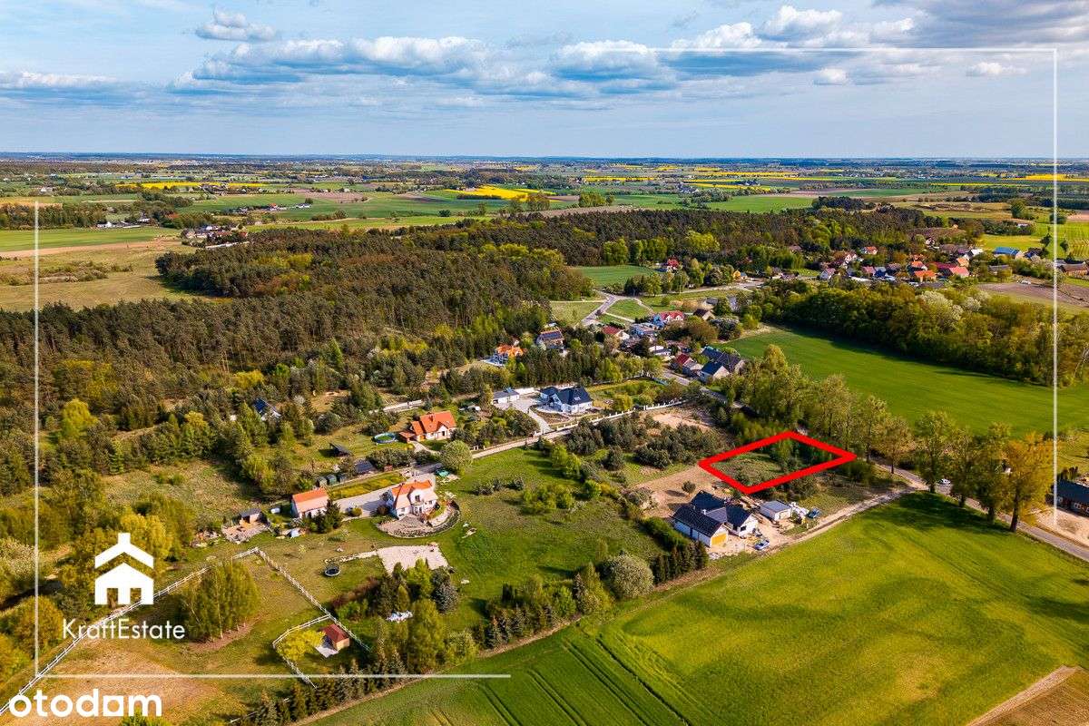 Mieściska – media, 1323m², Mpzp, pod lasem - Pełny obrazek: 4/15