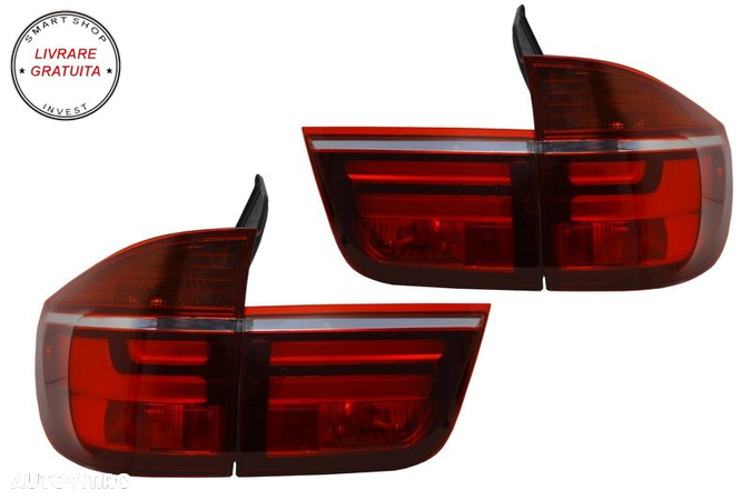 Stopuri LED BMW X5 E70 (2007-2010) Light Bar LCI Facelift Look- livrare gratuita - 1