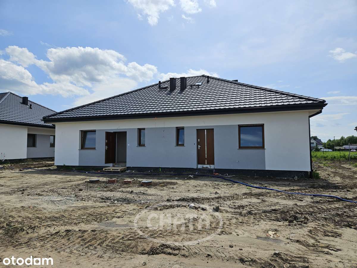 Bliźniak, światłowód, duża działka, pompa ciepla - Pełny obrazek: 3/13