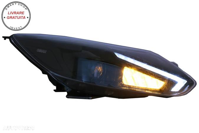 Faruri Osram LED DRL Ford Focus III (2011-11.2014) Negru Upgrade pentru Halogen- livrare gratuita - 8