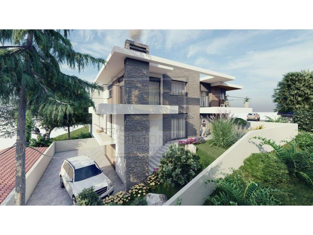 Terreno com Projeto Aprovado - Moradia Contemporânea Isolada com Vi...-8