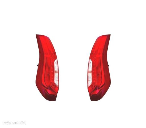 FAROLINS PARA NISSAN XTRAIL 11-13 BRANCO LED VERMELHO - 1