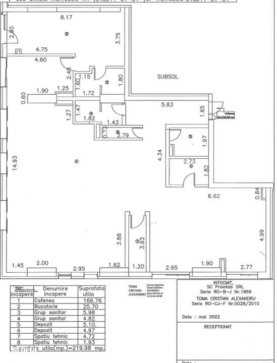 Spatiu comercial alimentatie publica, 220 mp, zona Taietura Turcului - Imagine principală: 1/8