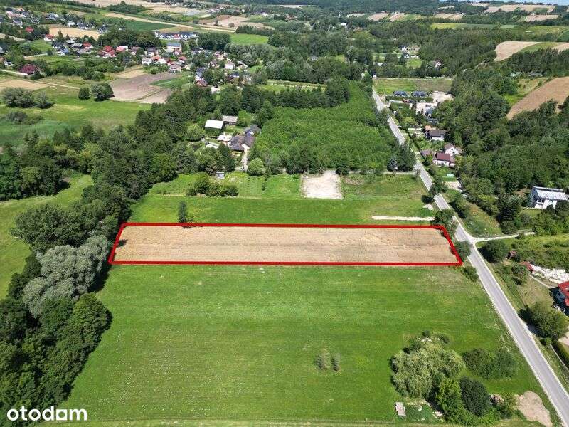 Wilczkowice | 53,79 ar | usługi w studium | 15 min do Krakowa