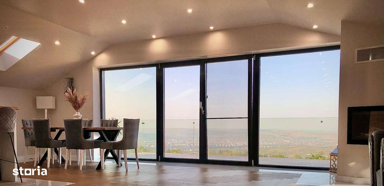 Casa cu panorama spre Cluj in Feleacu, 1000mp teren - Imagine principală: 5/13