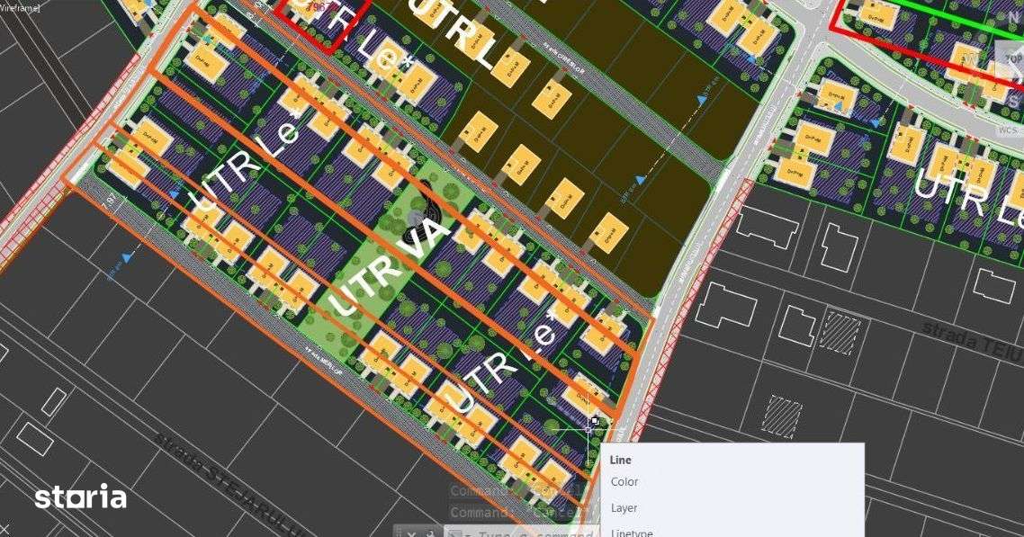 Trei parcele teren intravilan, PUZ, 600 mp, utilitai, Chinteni - Imagine principală: 1/6