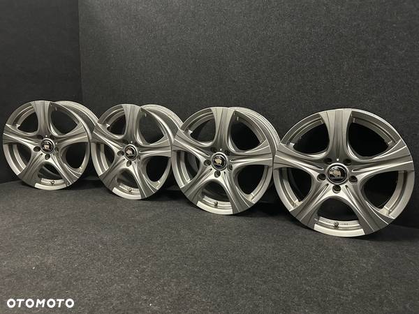 Alufelgi Skoda Superb II, III, Octavia II, III, Yeti, VW Passat, Golf 17 cali 5x112 4szt. - 1