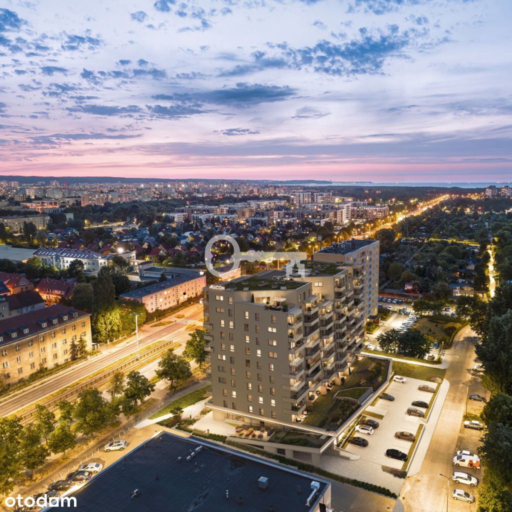 Apartament na najwyższym piętrze niedaleko morza