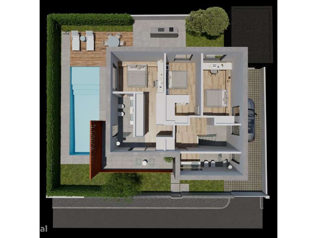 Moradia T4 Isolada Aroeira Piscina e Garagem Lote de 380 m2-22